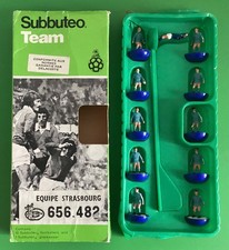 Vintage DELACOSTE Heavyweight Subbuteo Team “STRASBOURG 656.482/314”