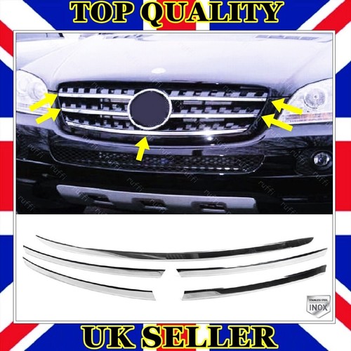 Chrome front grill - front,