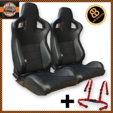 Pair black bb6 - pair, reclining