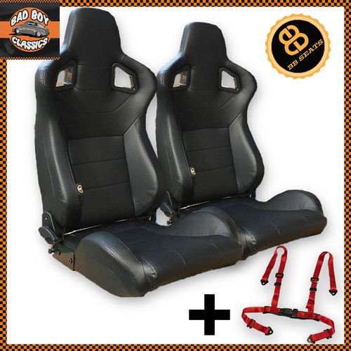 Pair black bb6 reclining - pair,