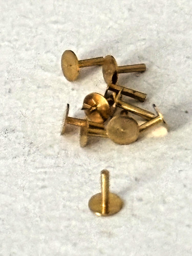 Brass watch dial feet x10 - watch,