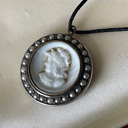 19c victorian glass cameo - victorian,