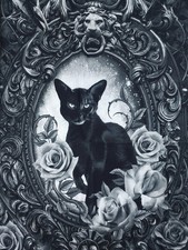 Majestic Cat Frame 100% Cotton