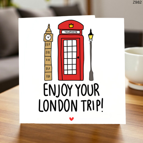 London trip card travel - london,