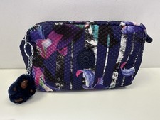 Kipling Urban Flower Pattern Pencil Case With Keyring