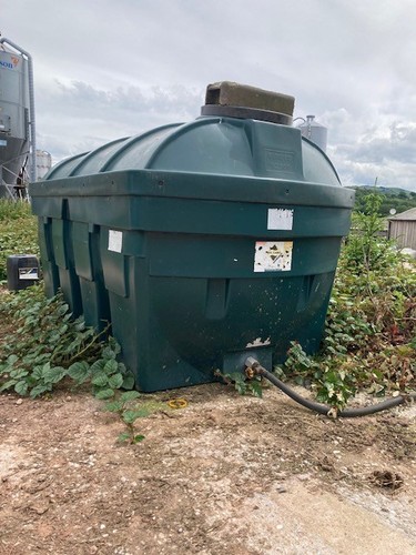 2500 litre bunded - oil, tank