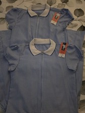 Girls Blue Gingham Summer