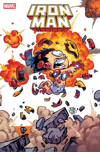 Iron man skottie young - skottie,
