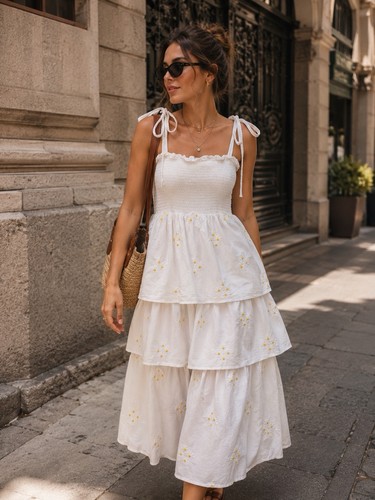 Francesca white smocked - francesca’s,