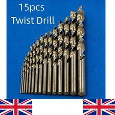 15PCS Cobalt HSS Drill Bit Set