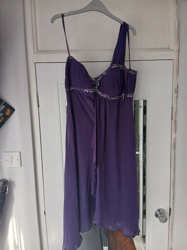 Purple prom dress size - purple,