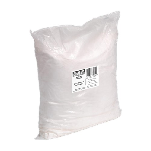 Sealey 25kg blasting soda bag - sealey,