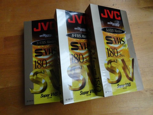 Jvc vhs blank recordable - 3,