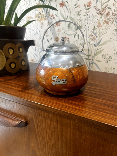 Wooden tea caddy - tea,