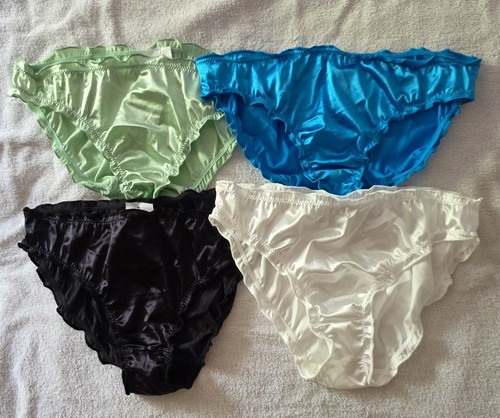 Satin ruffle frilly - satin,