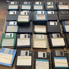 10 X Mixed Retro Floppy Disk - 3.5 2DD & 2HD Sold as Untested Blanks