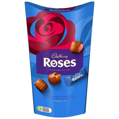 Cadbury roses chocolate carton - cadbury,