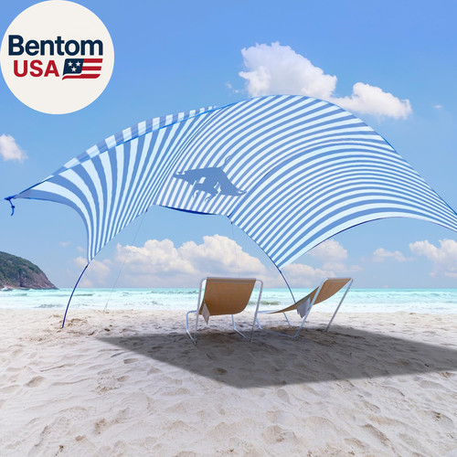 Beach wind powered shade - beach,