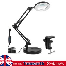10X Magnifier Glass LED Desk