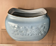 RARE Spode Copeland Light Blue Trinket Box Sugar Bowl early 20th c M. Clark