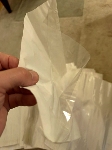 Clear cellophane bags - 50,