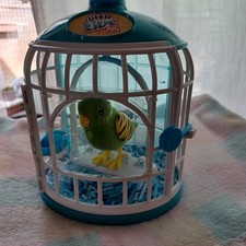 Little Live Pets Budgie In Cage Interactive Toy