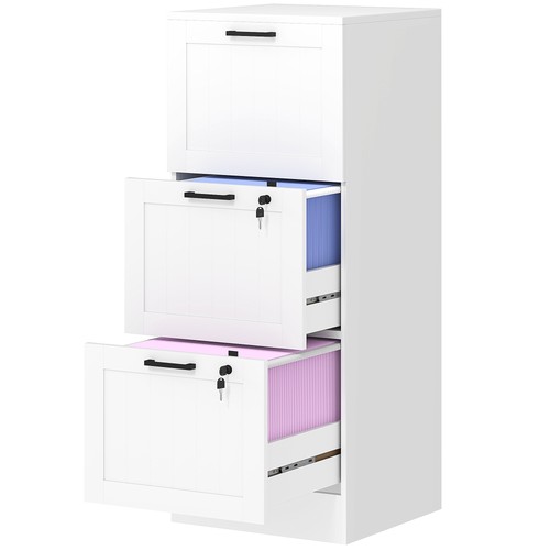 Homcom vertical filing cabinet - homcom,