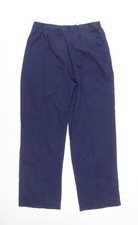 Boyd Cooper Blue Unisex Adults Relaxed Trousers
