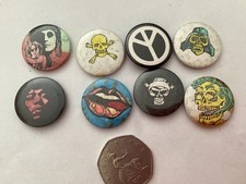 Vintage RETRO BUTTON BADGES X