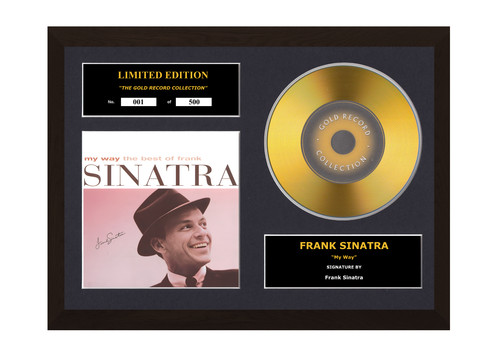 Frank sinatra signed gold - sinatra,