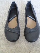 HUSH PUPPIES BLACK LEATHER