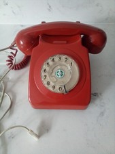 Vintage GPO Red 746 Telephone GWO