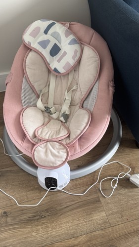 Baby pink rocker chair - chair, bouncer