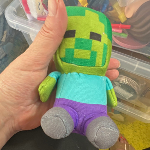 Minecraft green zombie plush - green,