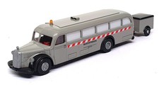 Brekina 1/87 Scale 5003 - Mercedes Benz O 5000 Baustoffwagen - Grey