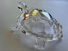Large Heavy Glass Turtle