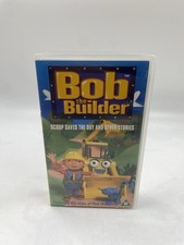 Bob the Builder Scoop Saves the Day VHS Video Tape Kids 1998