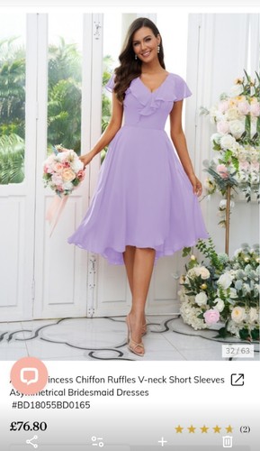 Beautiful lilac bridesmaid - beautiful,