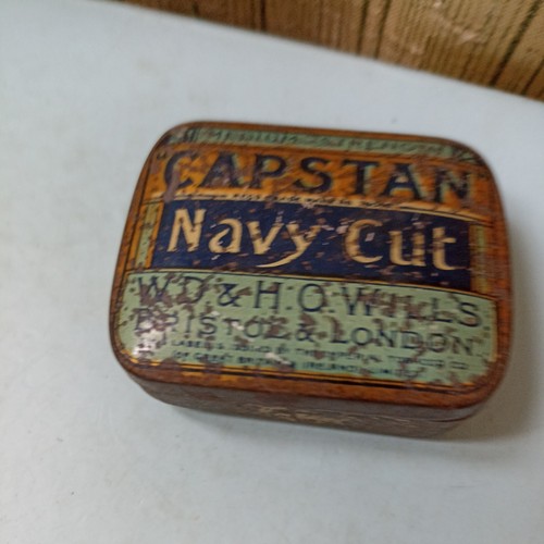 Capstan navy cut tobacco tin - capstan,