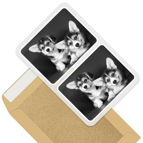 Rectangle stickers 7 - stickers, 7.5cm