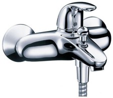 Hansgrohe Focus E single lever wall mounted bath /    shower mixer tap. 31740000