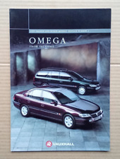Vauxhall Omega saloon and estate UK  brochure. Excellent condition. 70 pages.
