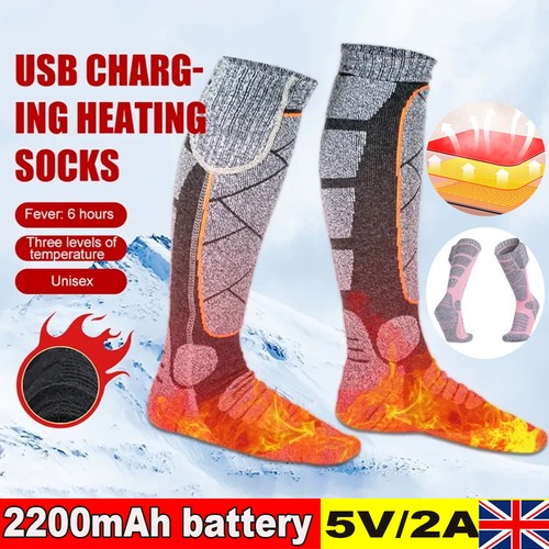 Winter electric heated socks - winter,