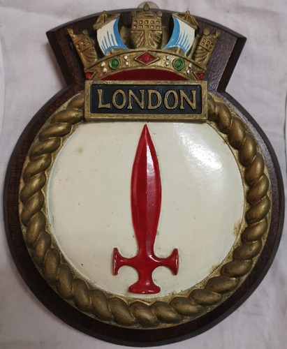 Hms london ship badge - -,