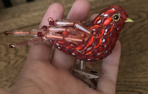 Rare vintage bead - rare, red