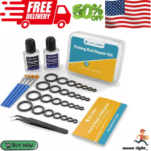 Fishing rod repair kit - rod, kit,fishing