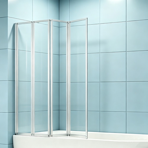 Folding bath shower - bath, screen