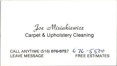 Joe misiakiewicz carpet - joe,