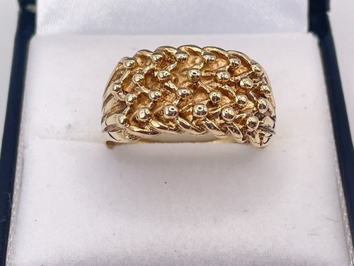 9ct gold hallmarked gents - hallmarked,
