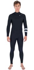 2025 Hurley Mens Advant 3/2mm Chest Zip Wetsuit - Black